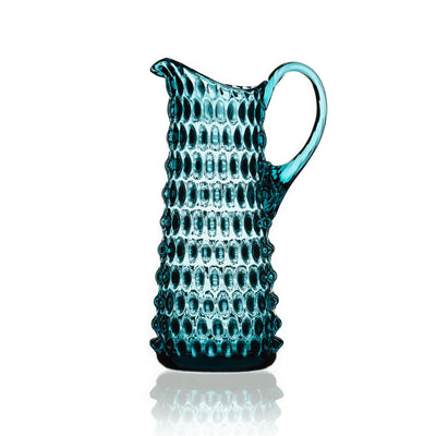Aquamarine Polka Dot Jug | Aquamarine Water Jug | SKLO PTE LTD