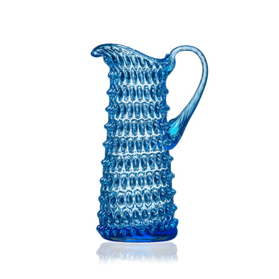 Light Blue Polka Dot Jug | Light Blue Water Pitcher | SKLO PTE LTD