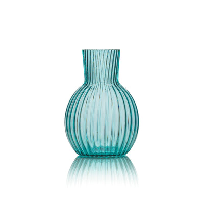 Aquamarine Glass Decanter | Large Aquamarine Decanter | SKLO PTE LTD