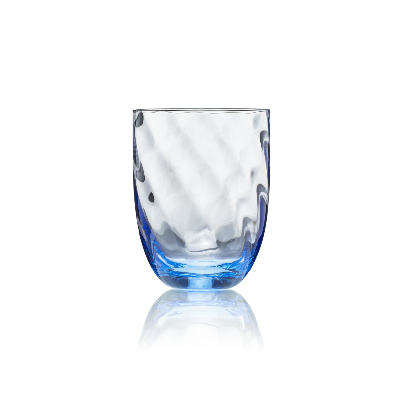 Light Blue Tumbler Glass | Blue Drinking Glass | SKLO PTE LTD