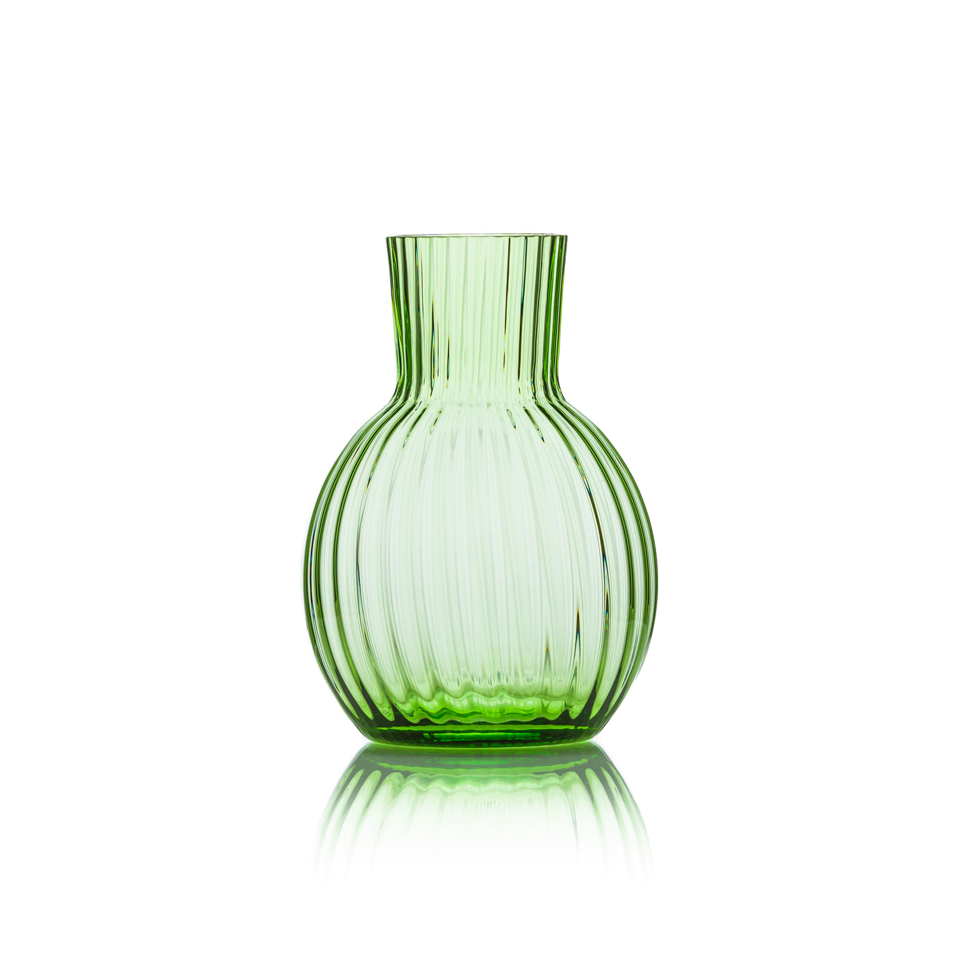 Light Green Glass Decanter | Green Glass Vase | SKLO PTE LTD