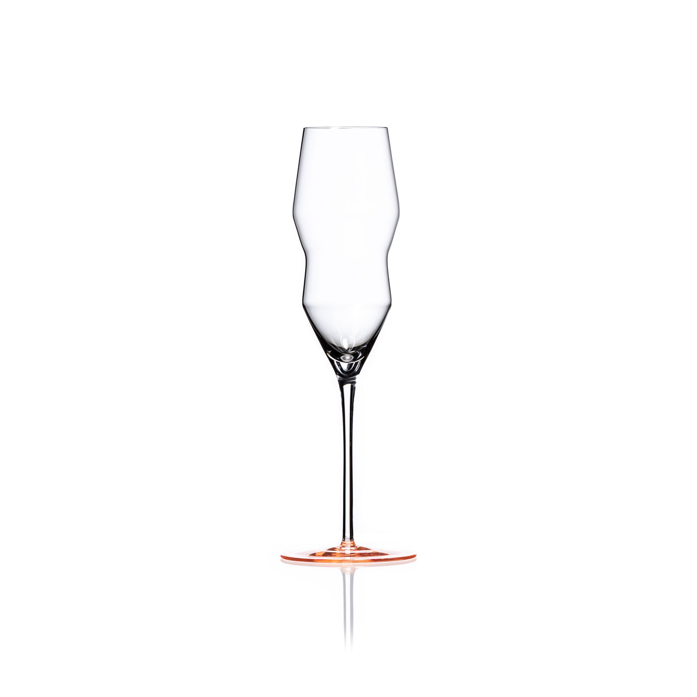 Pink Sparkling Glass | Pink Foot Wine Glass | SKLO PTE LTD