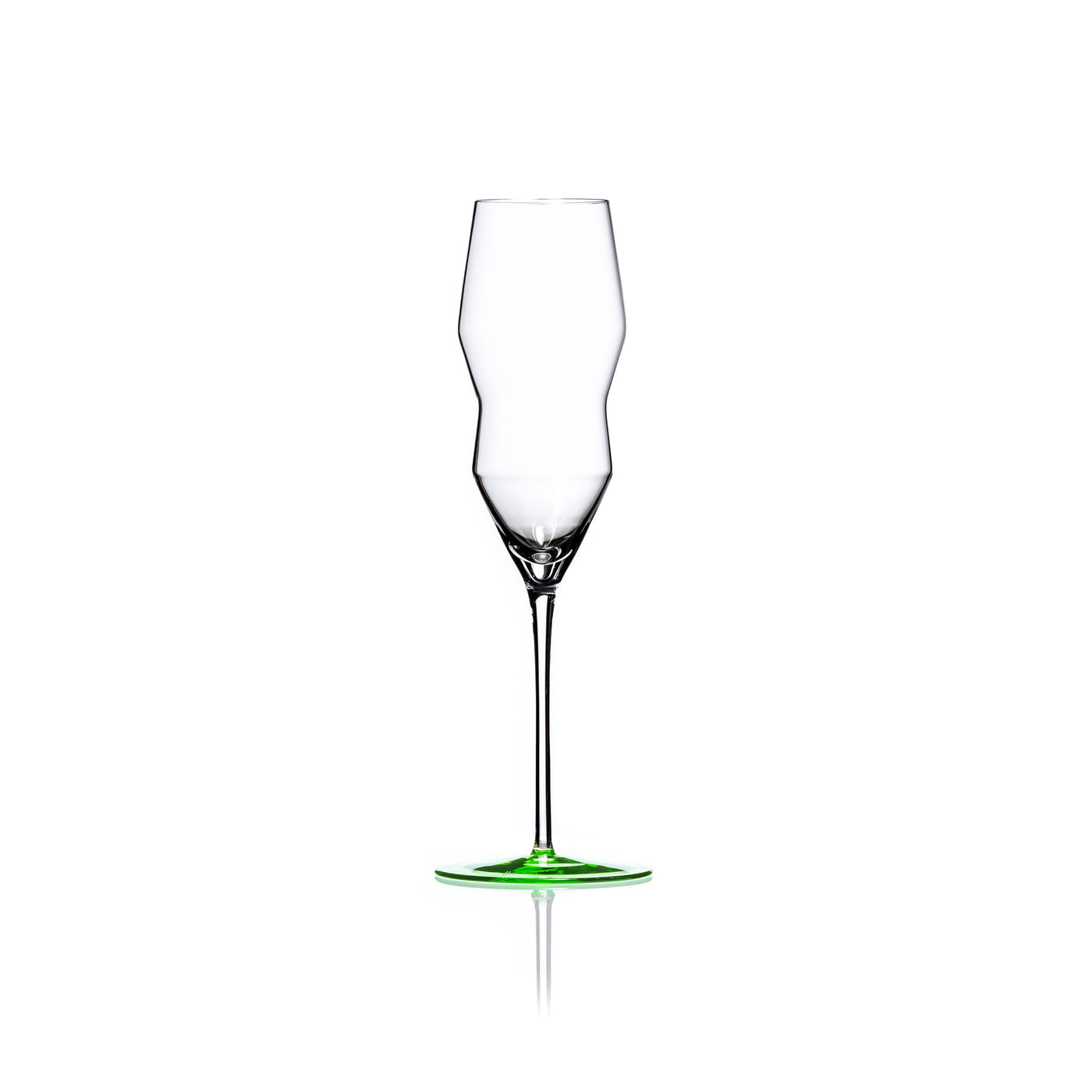 Light Green Sparkling Glass | Light Green Wine Glass | SKLO PTE LTD